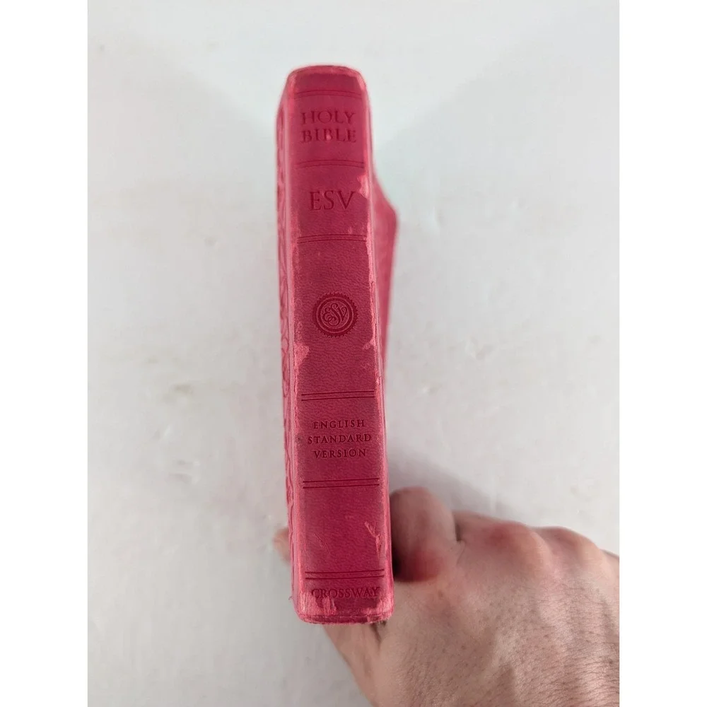 Crossway ESV Compact Bible Pink Faux Leather Holy Bible Value Edition